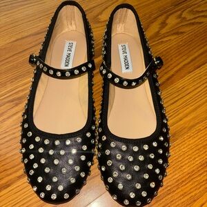 STEVE MADDEN VINETTA RHINESTONES FLATS. SIZE 8.5 BRAND NEW‼️‼️‼️